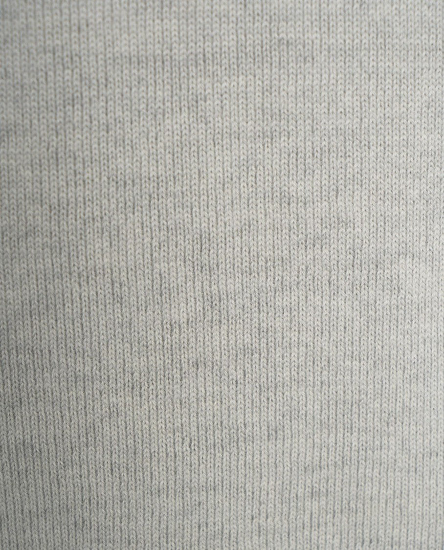 Hannes Roether Round Neck Knit Sweater With Fine Ribbed Hems