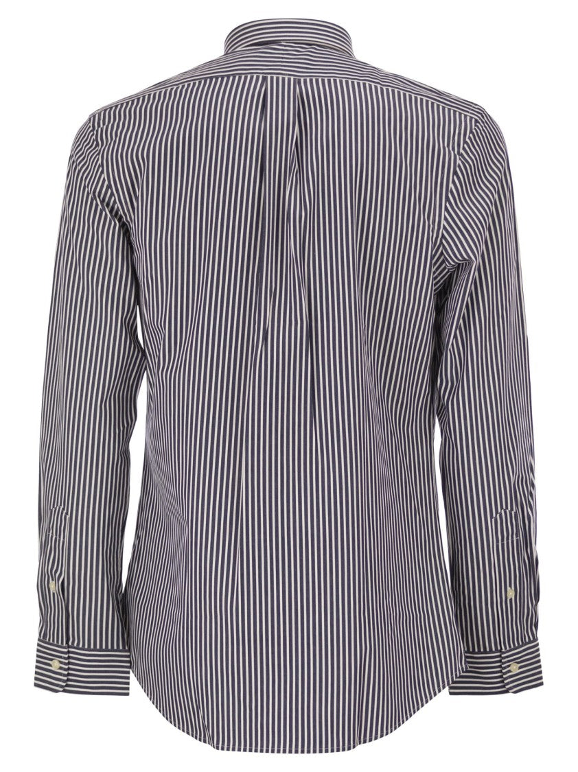 Polo Ralph Lauren Stretch Poplin Striped Shirt