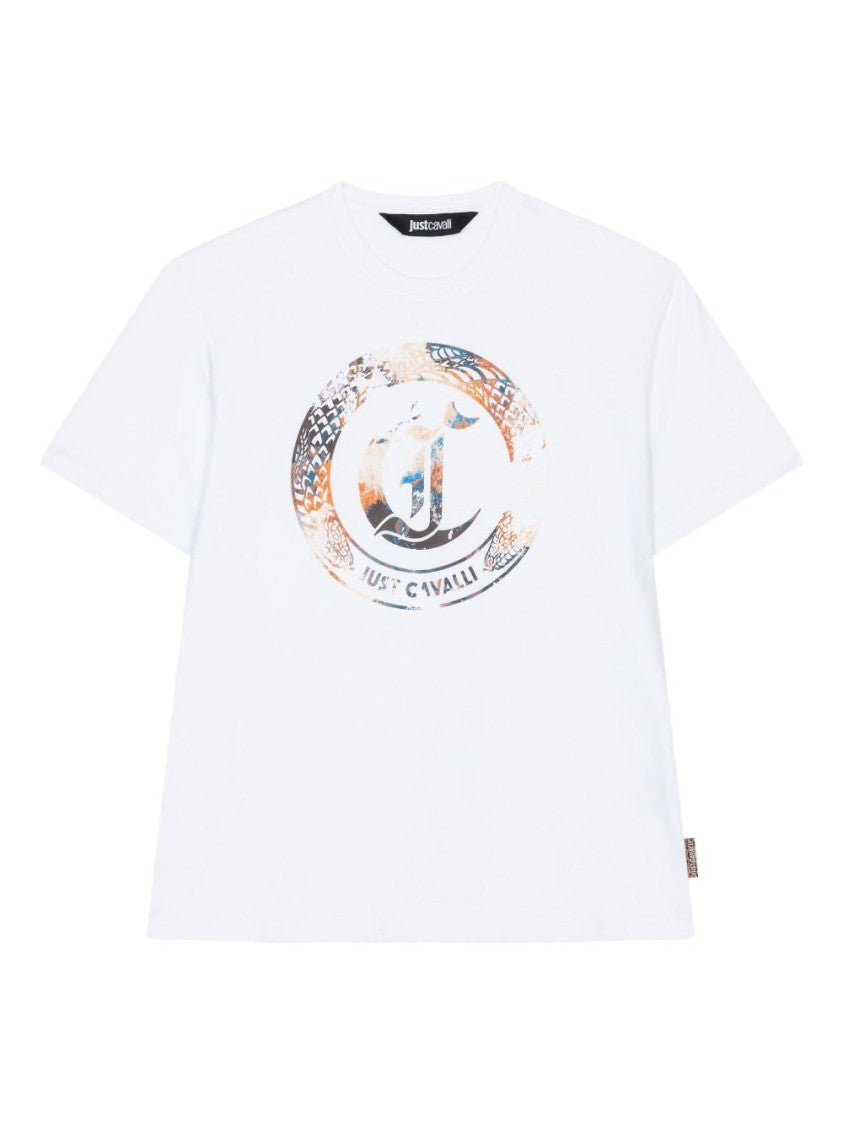 Just Cavalli Printed Short Sleeves T-Shirt