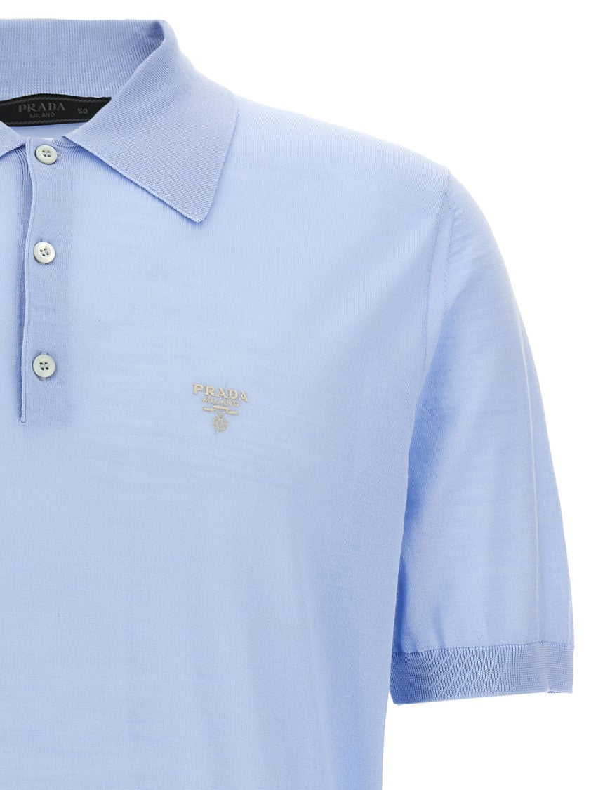 Prada Wool Polo Shirt