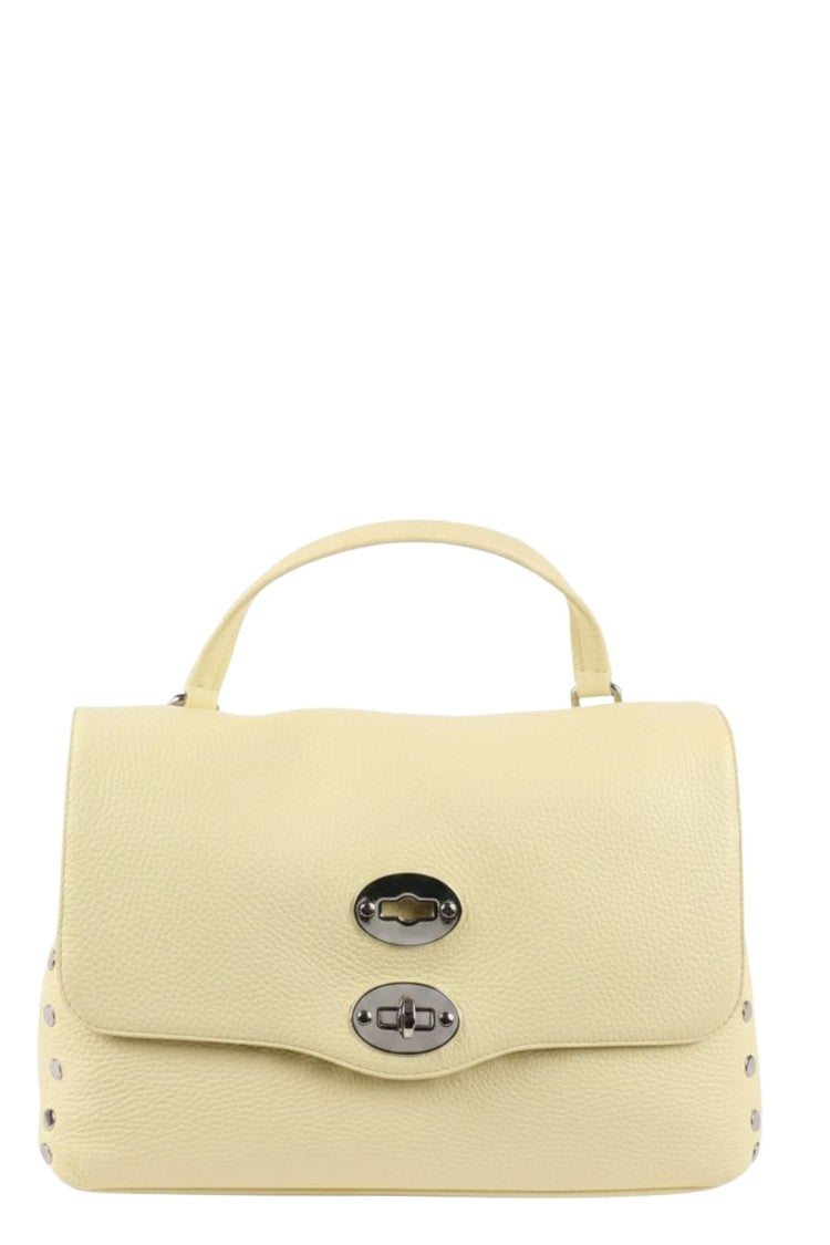 Zanellato Yellow Postina Daily Small Leather Shoulder Bag