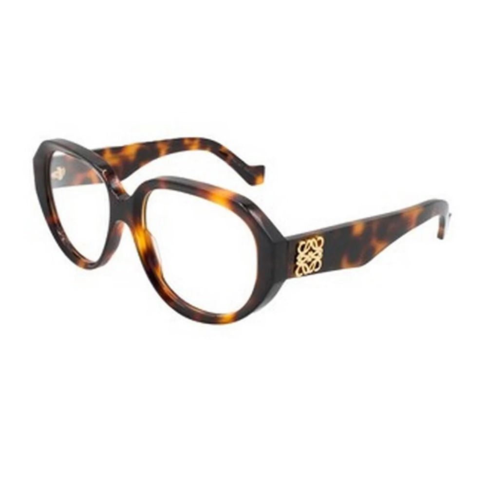Loewe Anagram Oversized Geometric Havana Sunglasses
