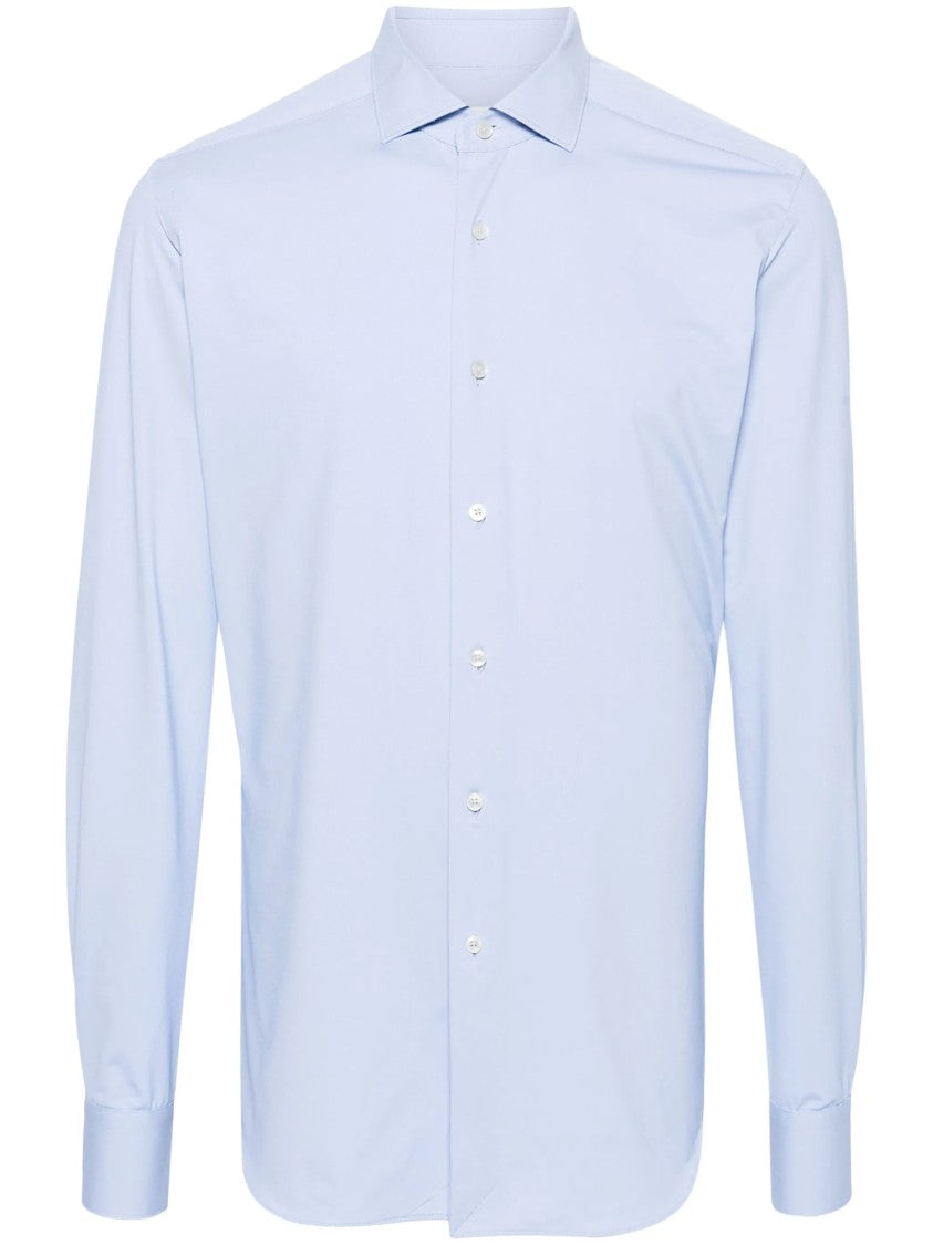 Xacus Long-Sleeve Polyamide-Blend Tailored Formal Shirt