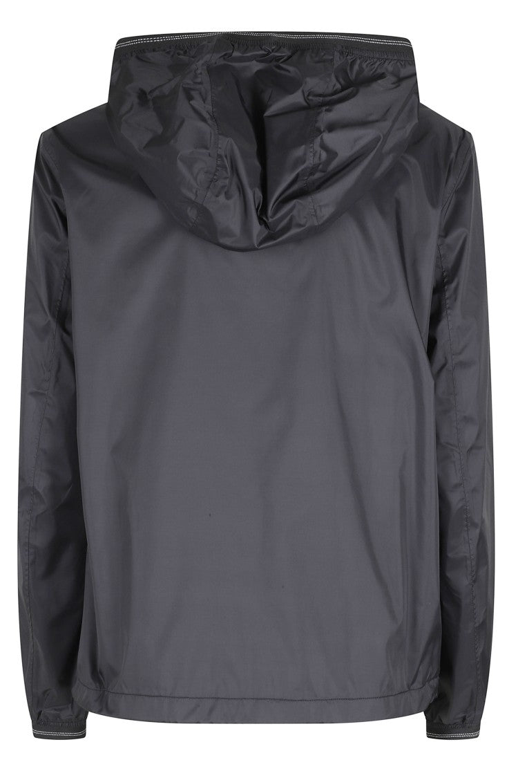 Blauer Black Anawan Hooded Glitter Patch Polyamide Jacket