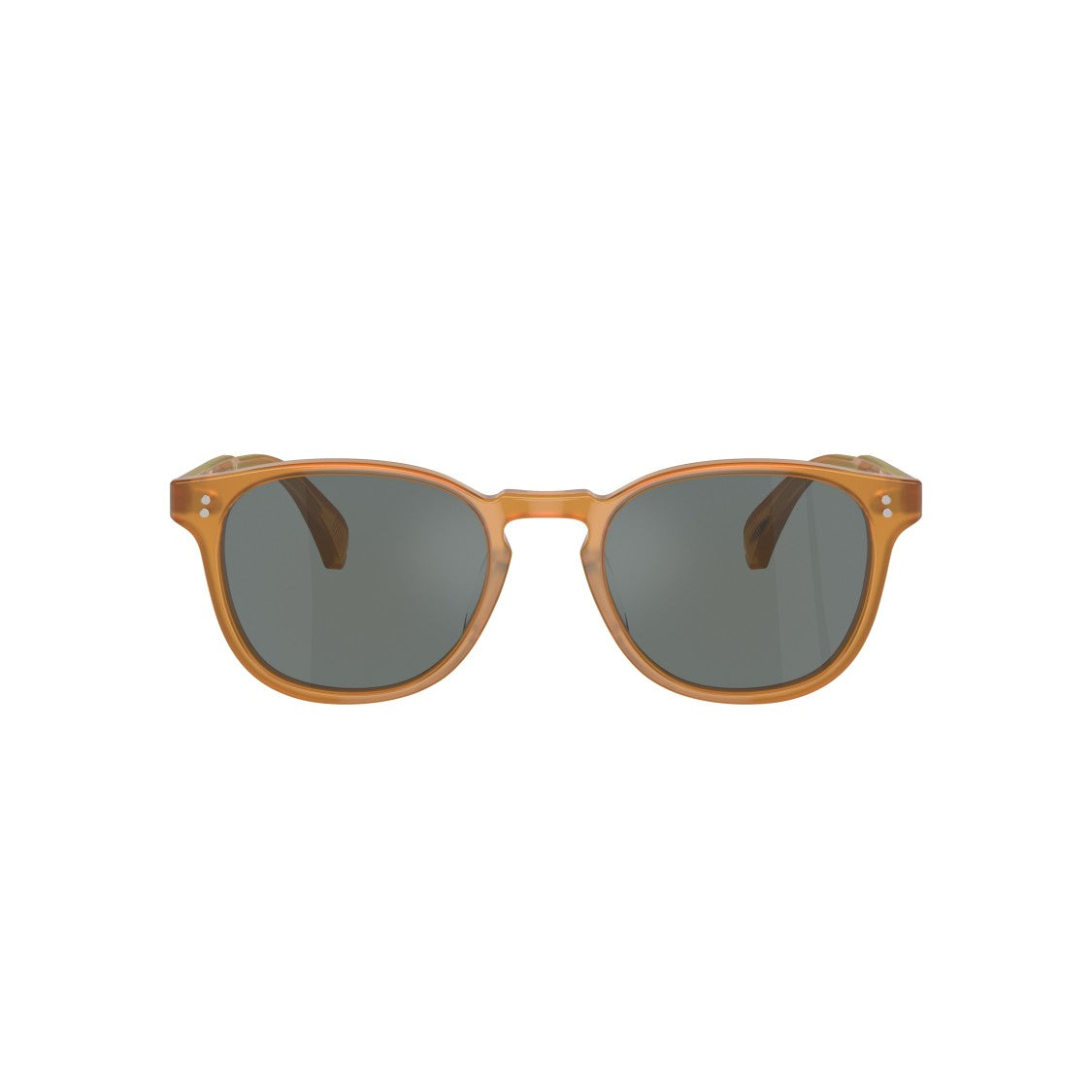 Oliver Peoples 0Ov5298su Translucent Amber Acetate Sunglasses With Metal Accents