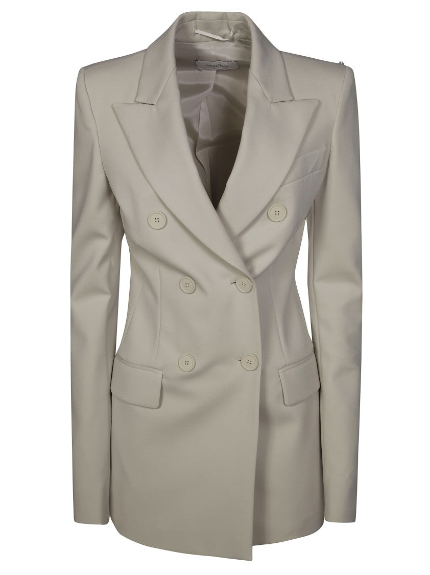 Sportmax Tailored Double-Breasted Blazer With Structured Shoulders