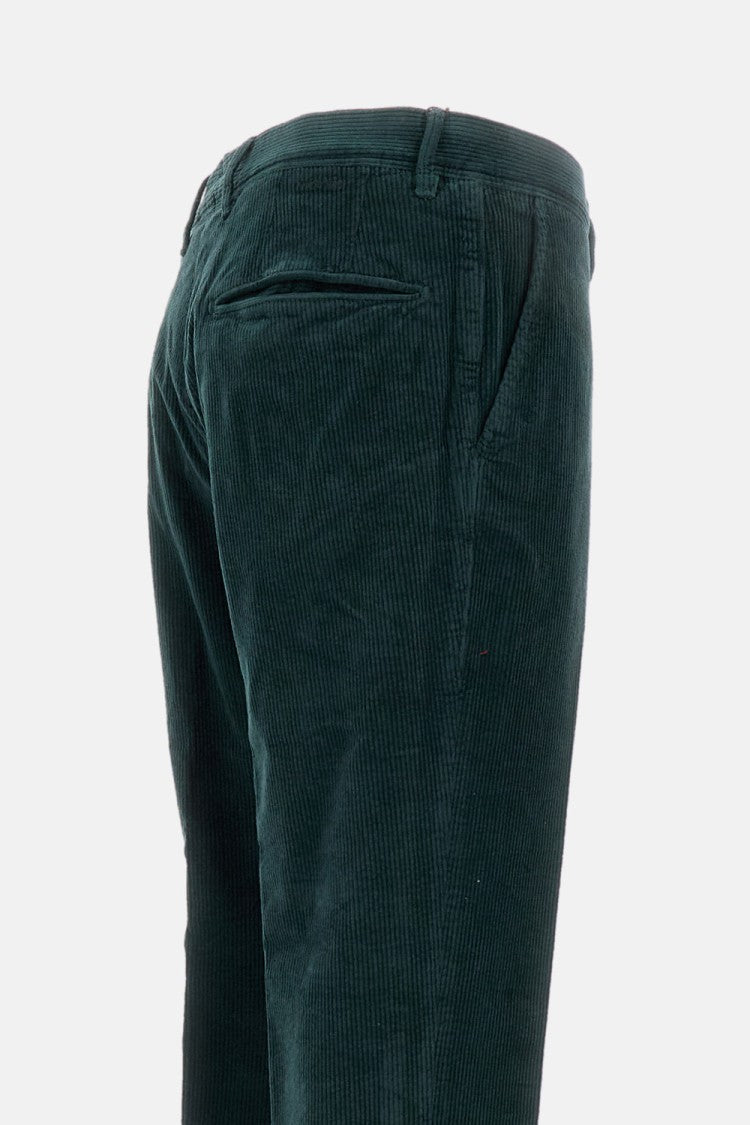 Incotex Tailored Fit Corduroy Trousers With Zip