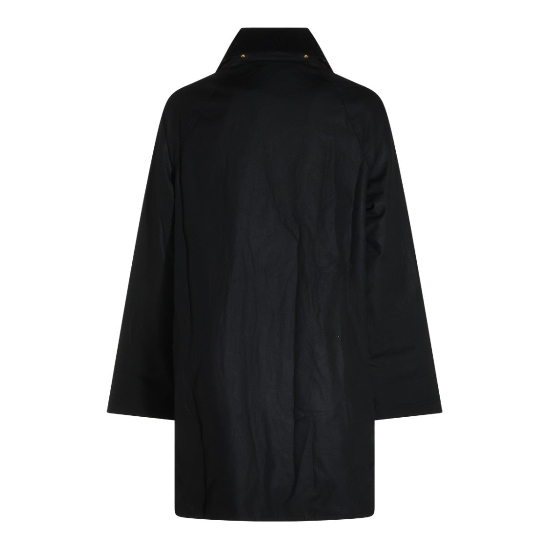 Barbour Black Beaufort Waxed Velvet Collar Jacket