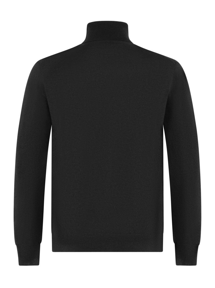 Franzese Collection Ribbed Turtleneck Sweater In Ultra-Soft Wool