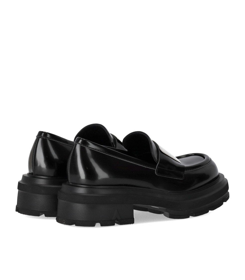 Elena Iachi Brushed Leather Loafers
