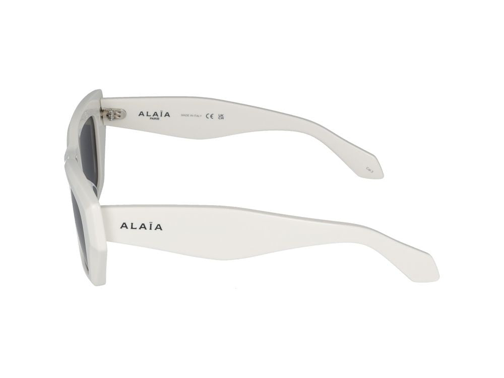 Azzedine Alaïa Sunglasses Azzedine Alaia Aa0074s 004 White White Grey 50/18/140