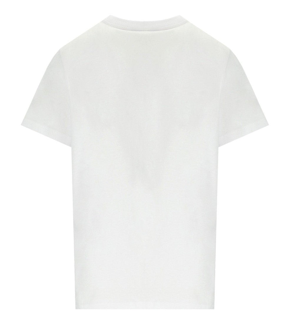 Ganni Teddy White T-Shirt