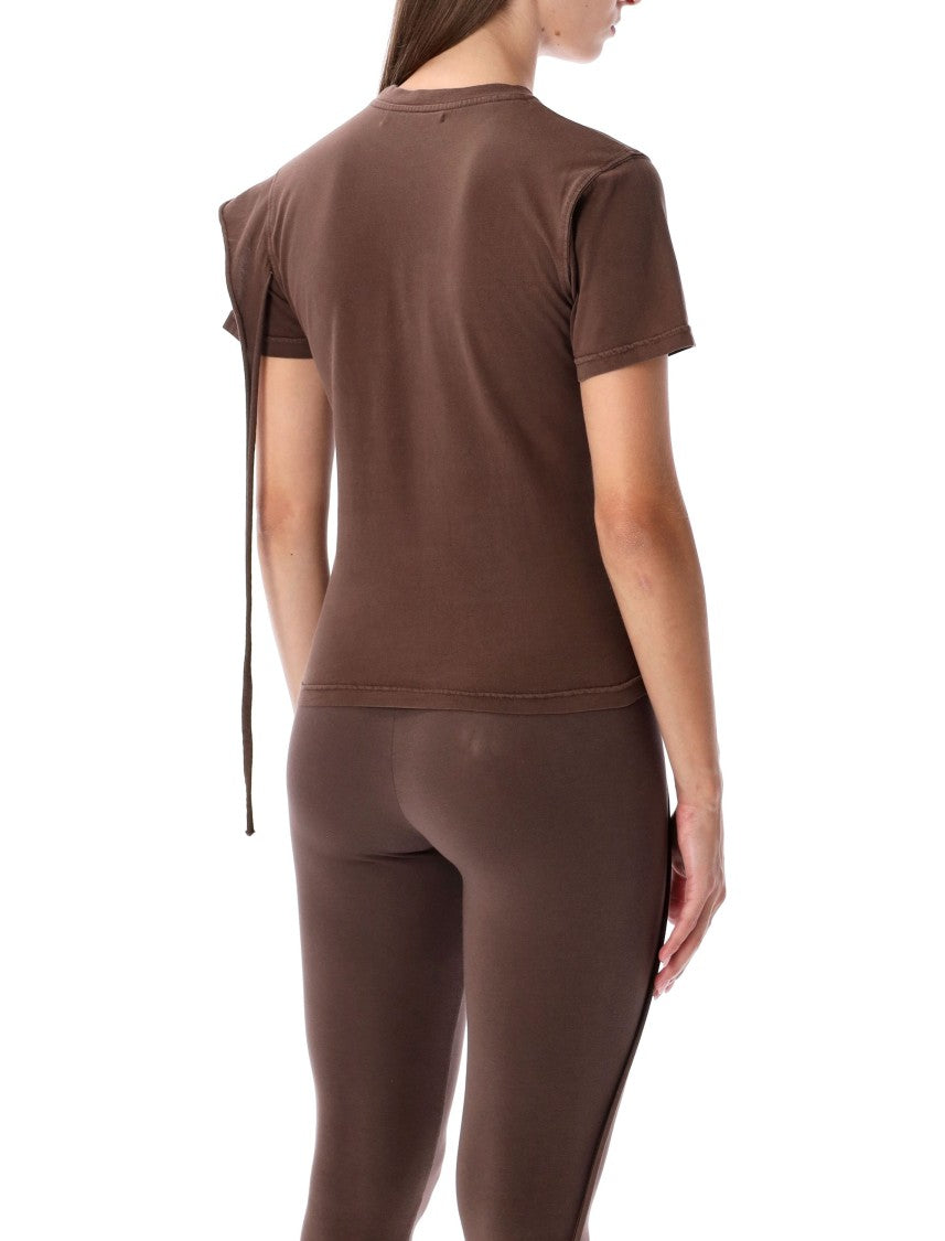 Ottolinger Fitted Organic Cotton Brown T-Shirt