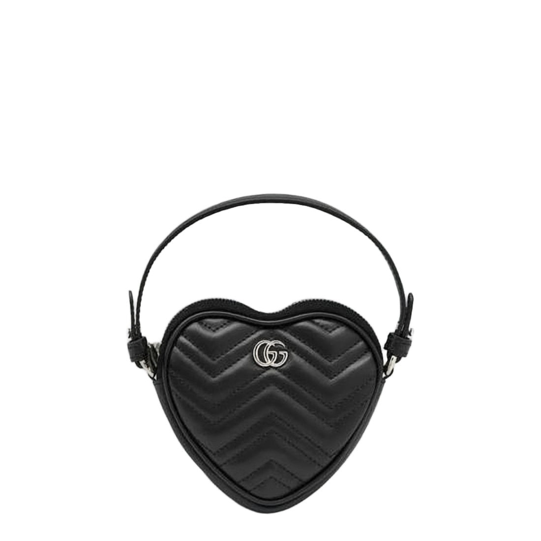 Gucci Heart-Shaped Mini Shoulder Bag In Quilted Leather