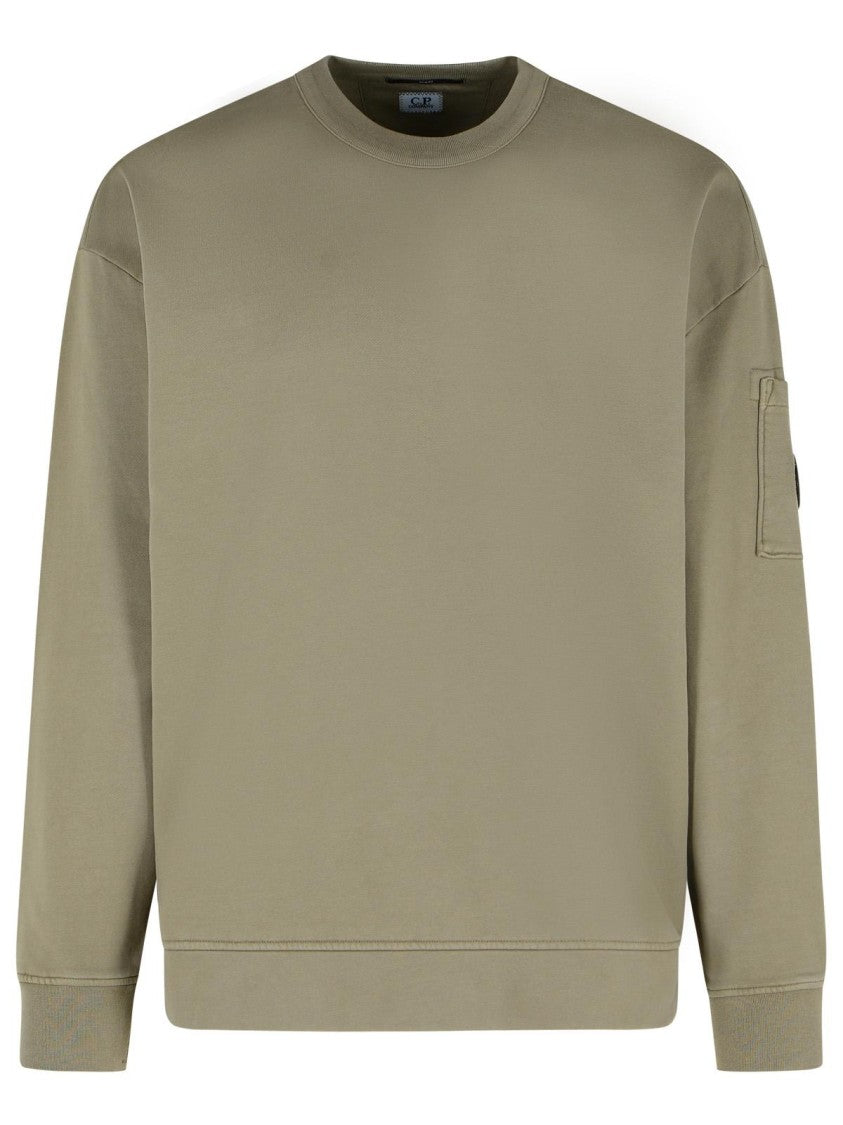 C.P. Company Emerized' Green Cotton Sweatshirt