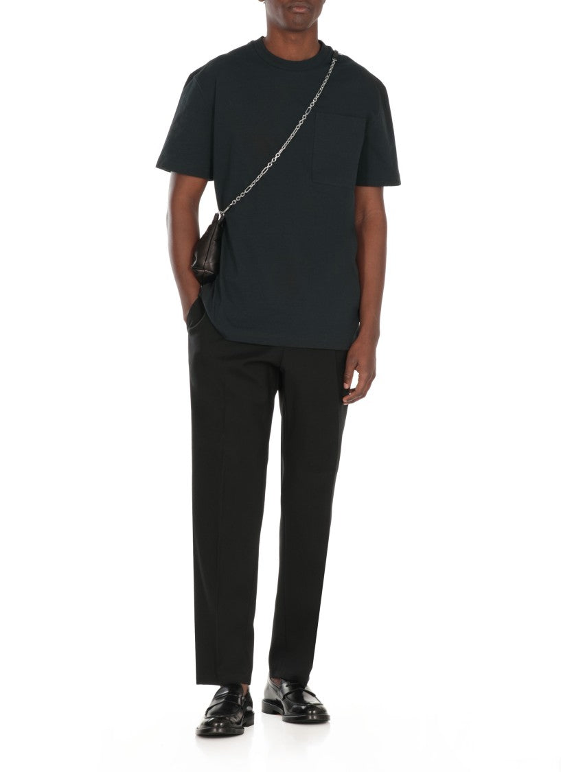 Jil Sander Blue Cotton T-Shirt