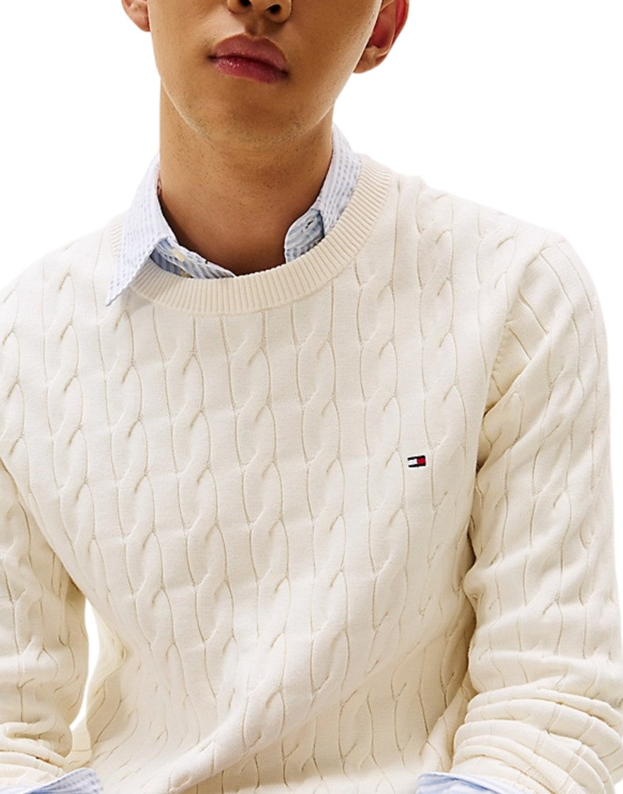 Tommy Hilfiger Premium Cable-Knit Cotton Jumper