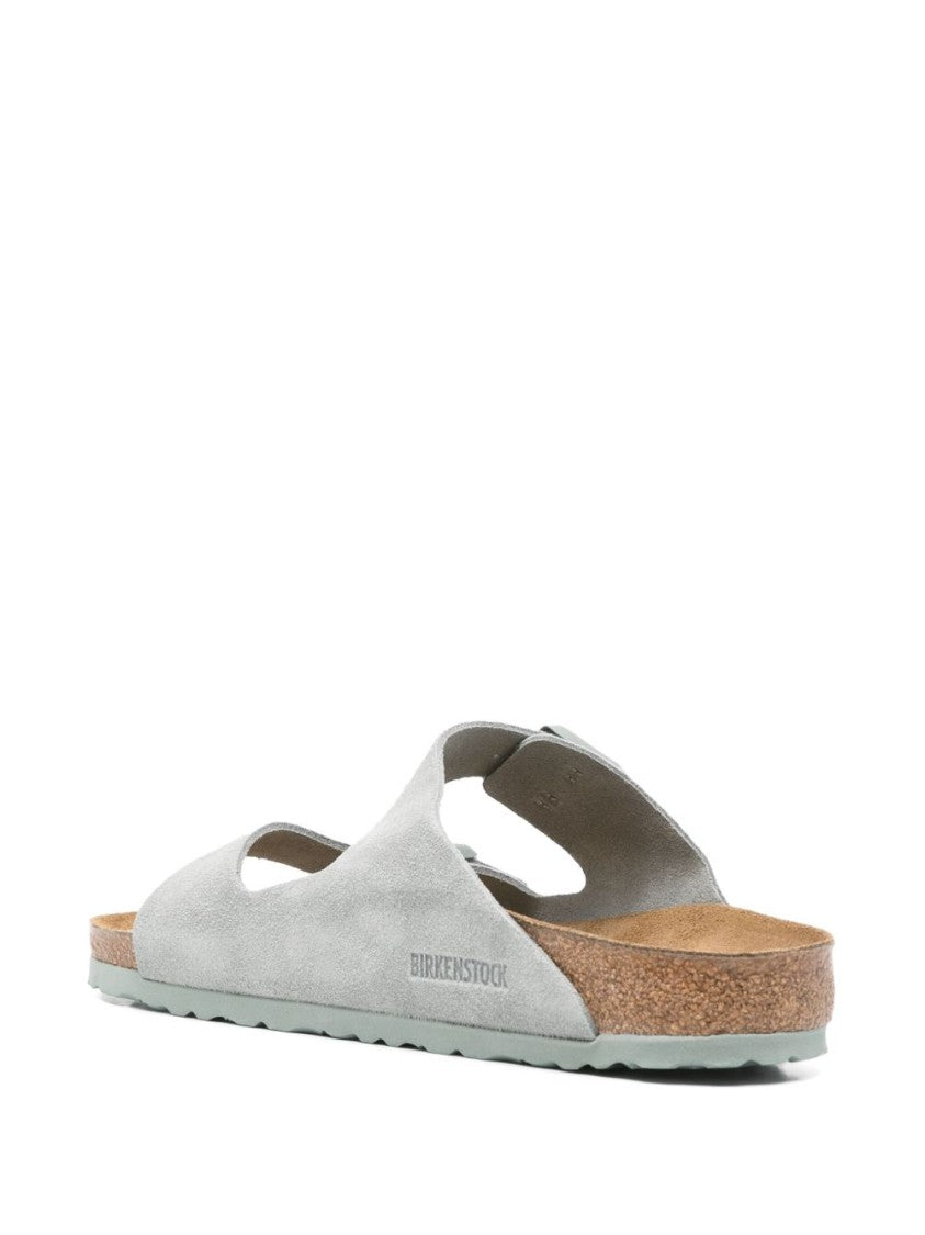 Birkenstock Suede Sandals With Adjustable Straps