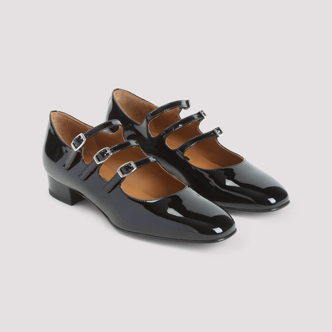Carel Paris Black Ariana Mary Jane Pumps