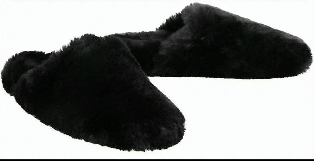 Balenciaga Pointed-Toe Dress Shoes In Plush Faux Fur