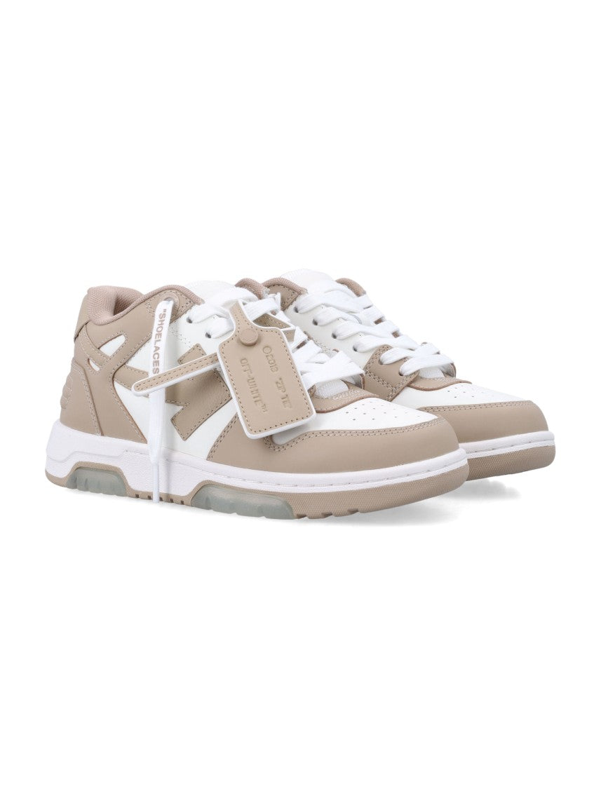 Off-White Contemporary Lace-Up Sneakers With Signature Arrow Detail