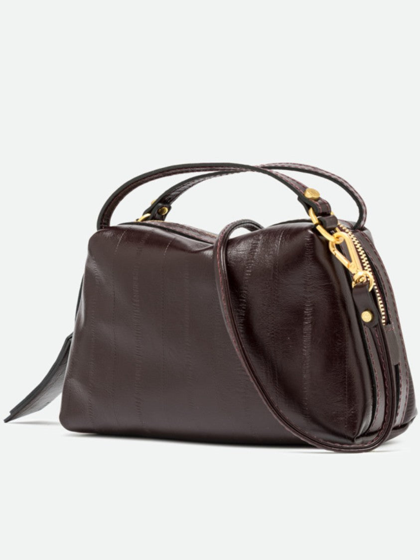 Gianni Chiarini Rectangular Textured Leather Shoulder Bag