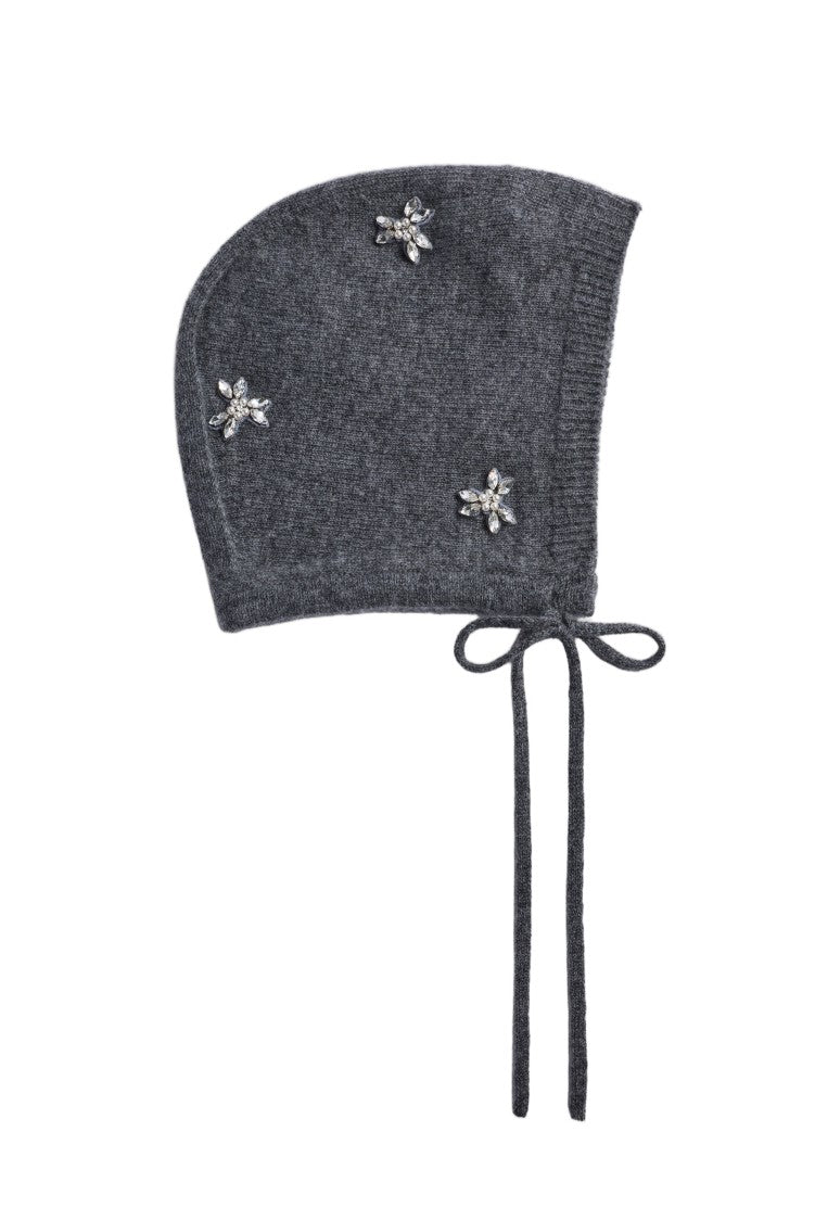 Simone Rocha Grey Cashmere Stone Hat