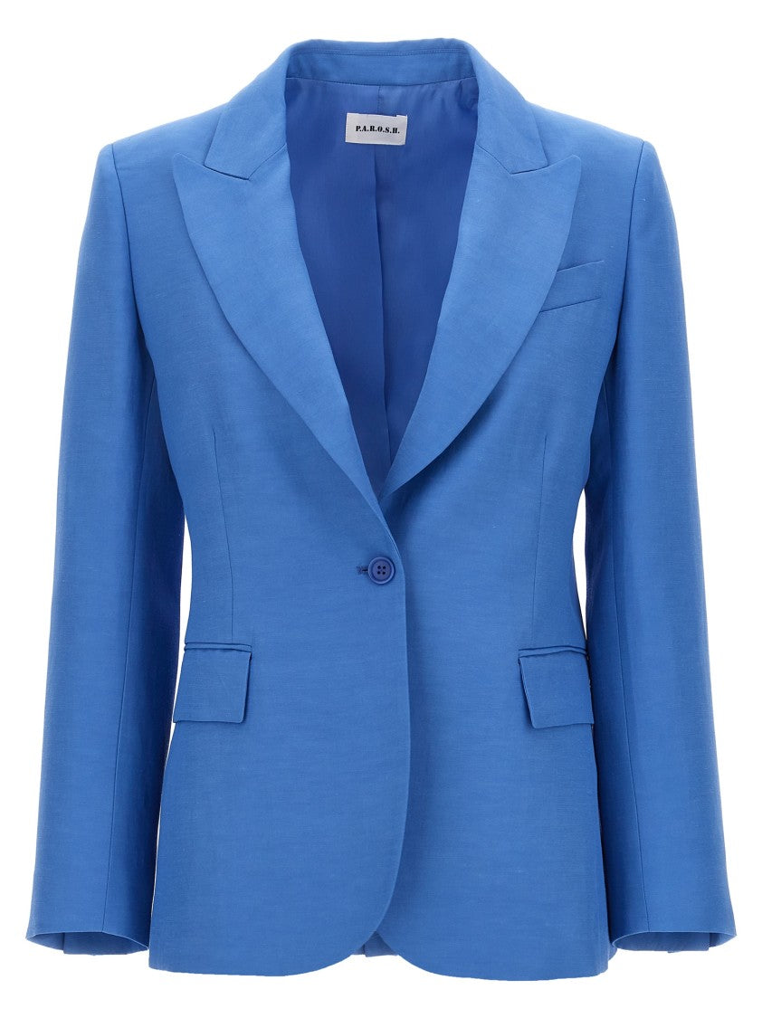 P.A.R.O.S.H. Tailored Single-Breasted Blazer