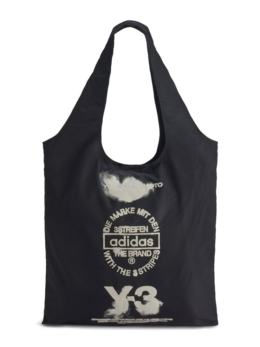 Y-3 Spacious Black Tote Bag