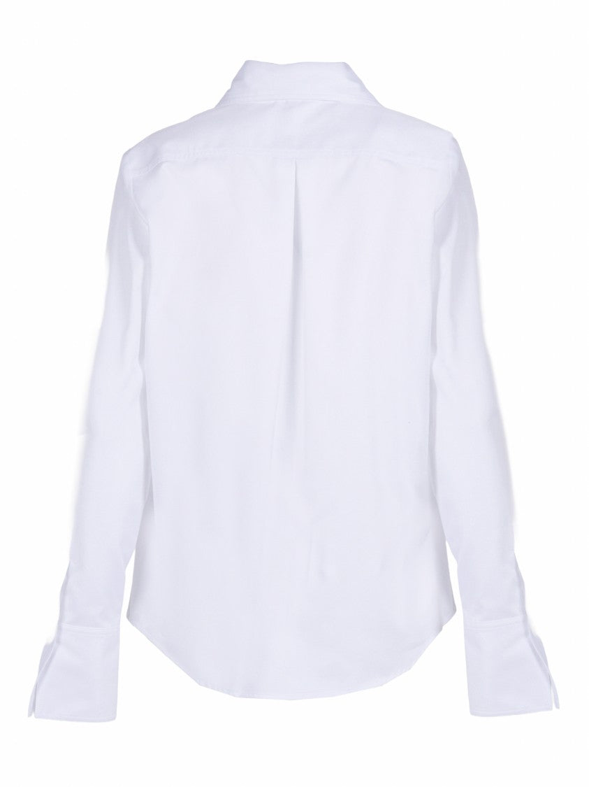 Elisabetta Franchi White Tailored Pointed Casual Shirt