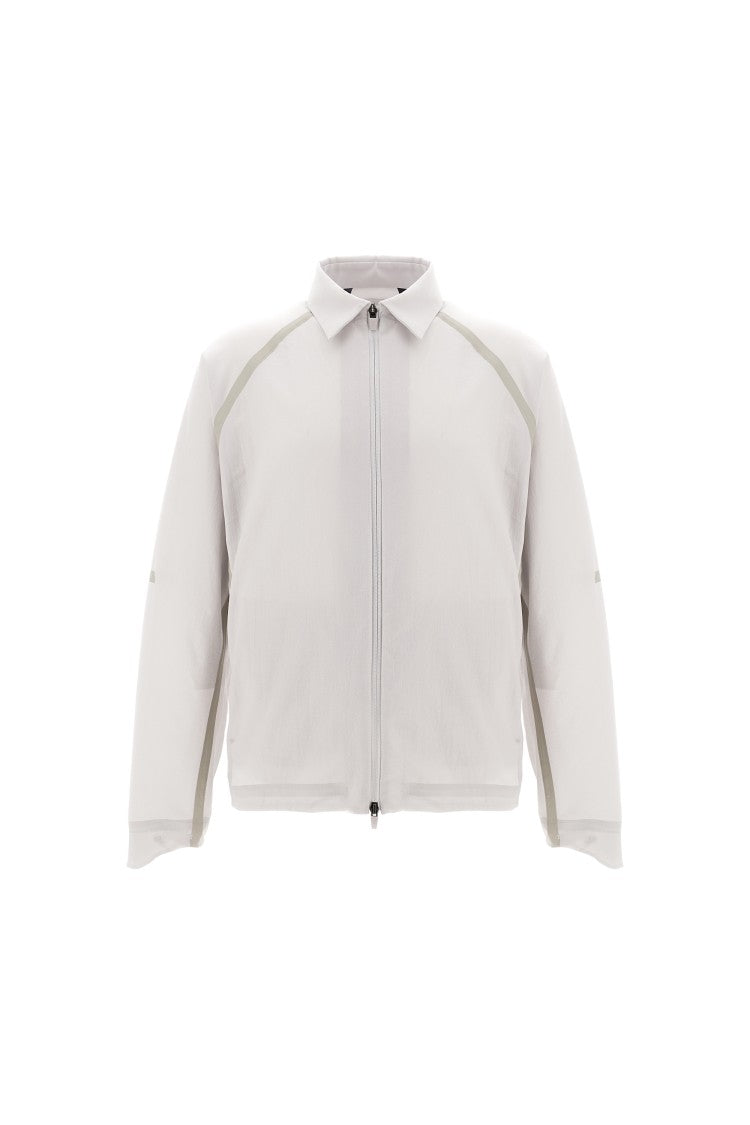 Herno Lightweight White Jersey Voile Crêpe Shirt