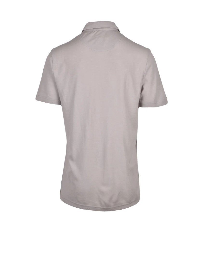 Harmont&Blaine Beige Classic Collar Cotton Polo Shirt