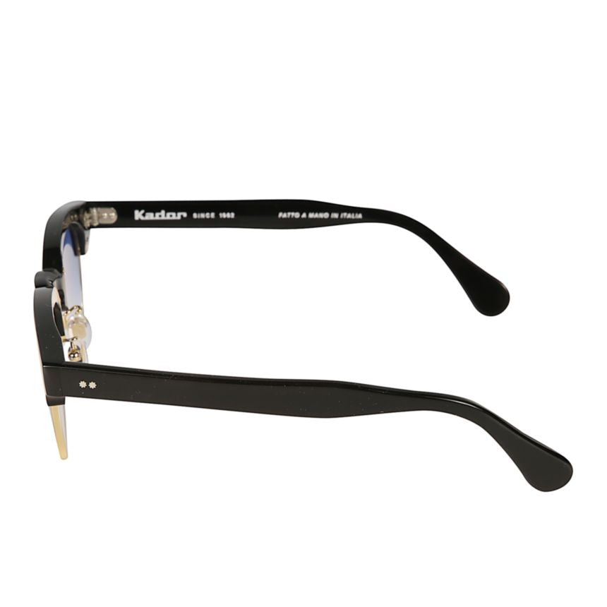 Kador Jolly Cm Classic Clubmaster Sunglasses With Gradient Blue Lenses