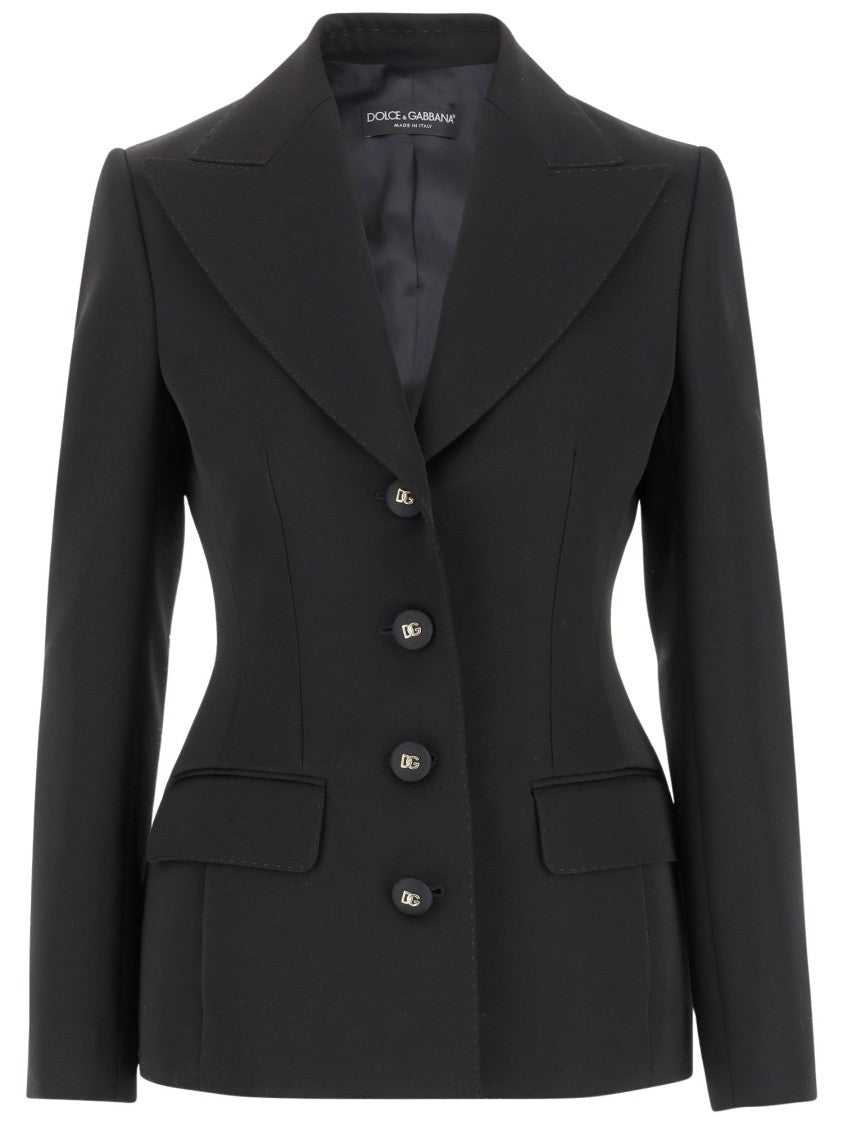 Dolce & Gabbana Dolce Single Breasted Wool Jacket