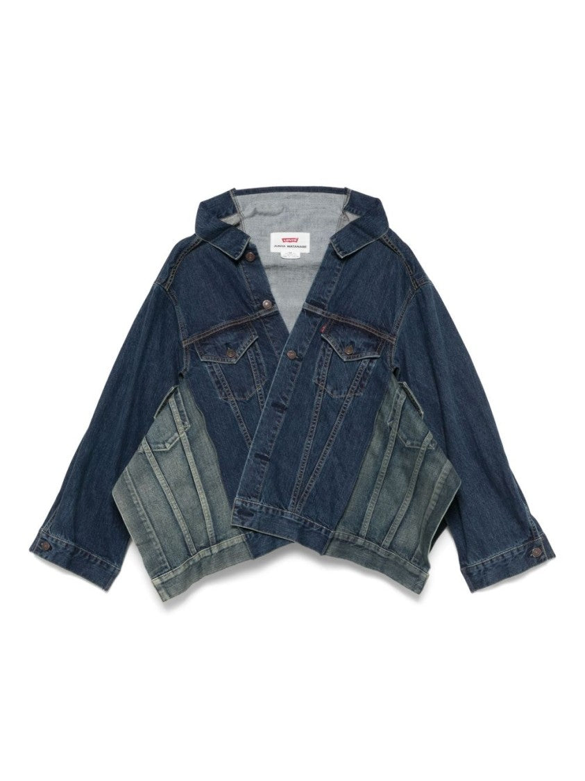 Junya Watanabe Patchwork Denim Jacket With Long Sleeves