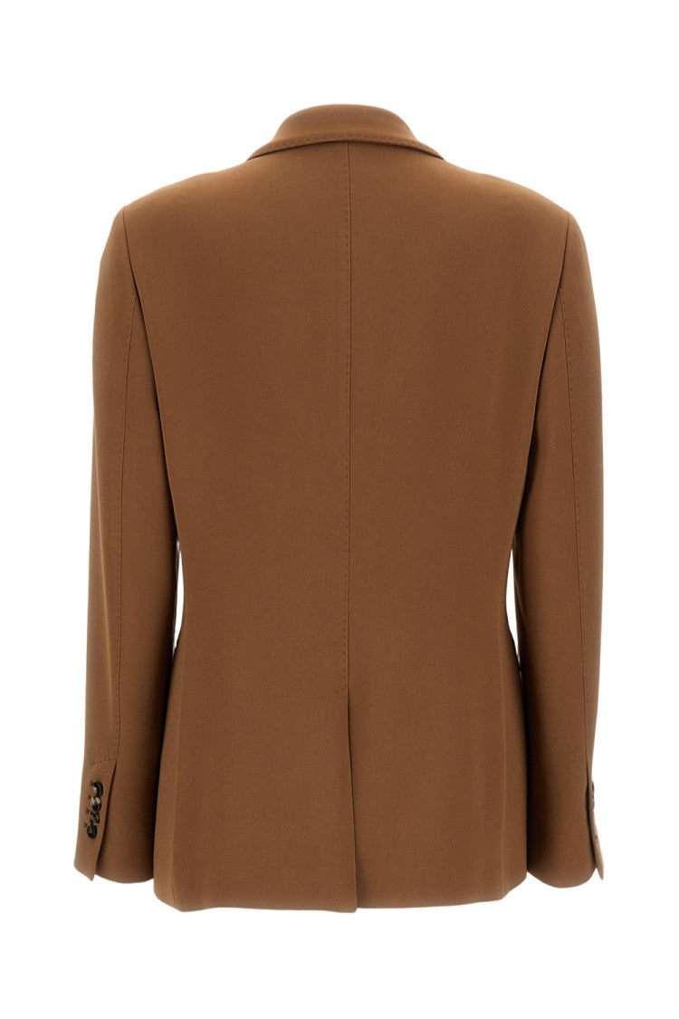 Alberto Biani Double-Breasted Cady Jacket