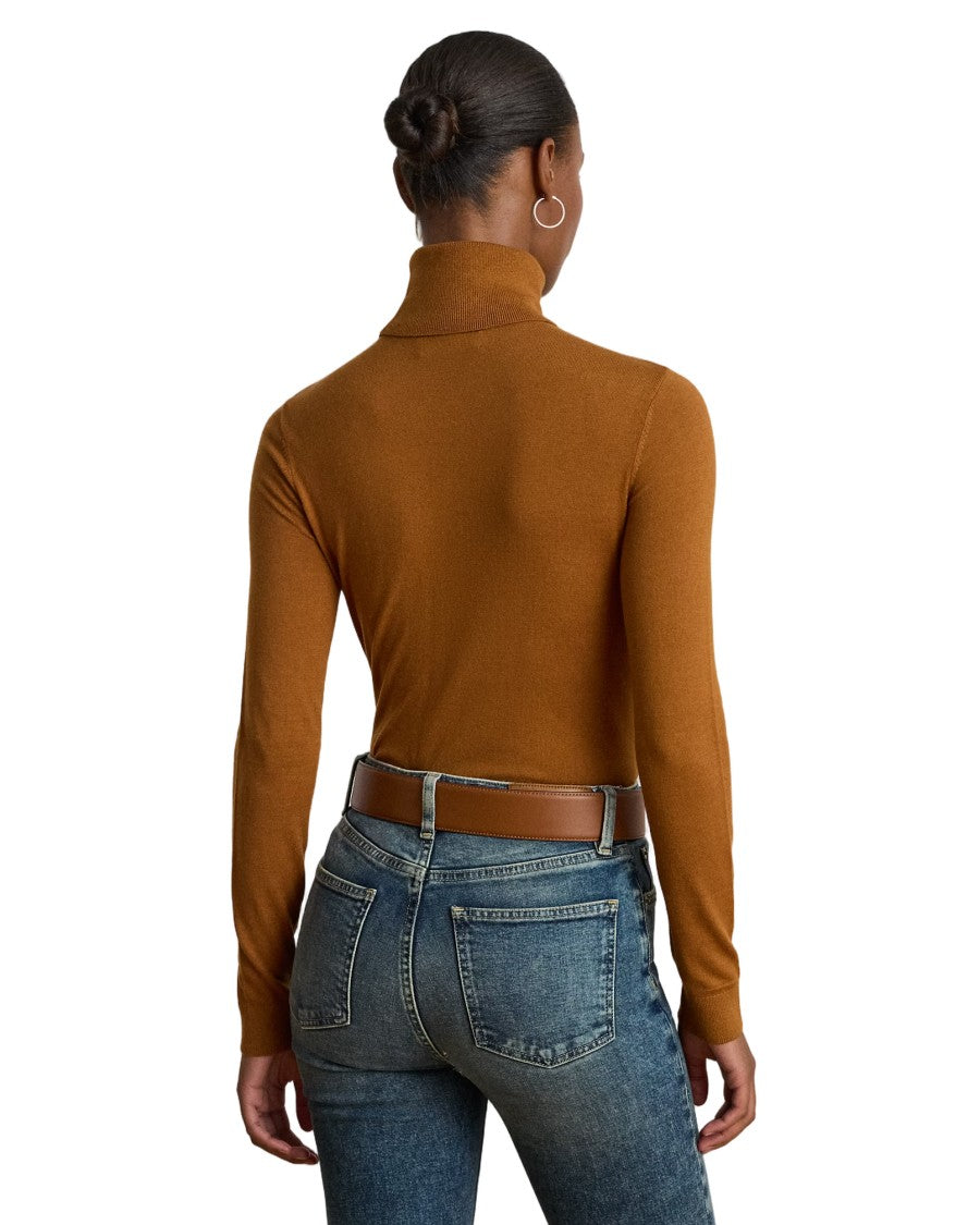 Lauren Ralph Lauren High Turtleneck Cinnamon Bark Pullover