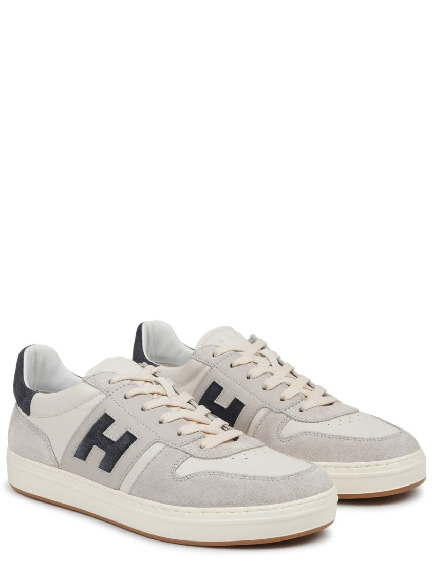 Hogan H-Tv Mutton Calfskin Panel Sneakers