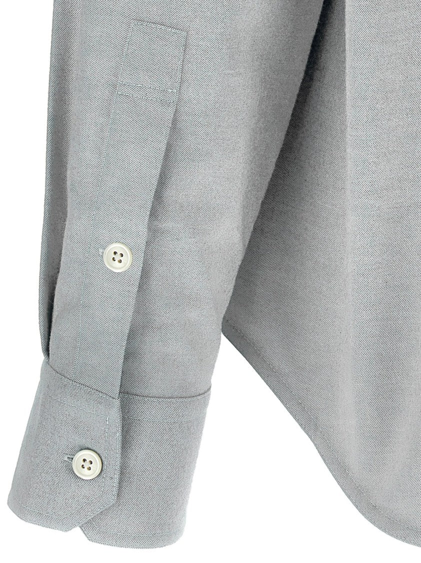 Thom Browne '4Bar' Flannel Shirt