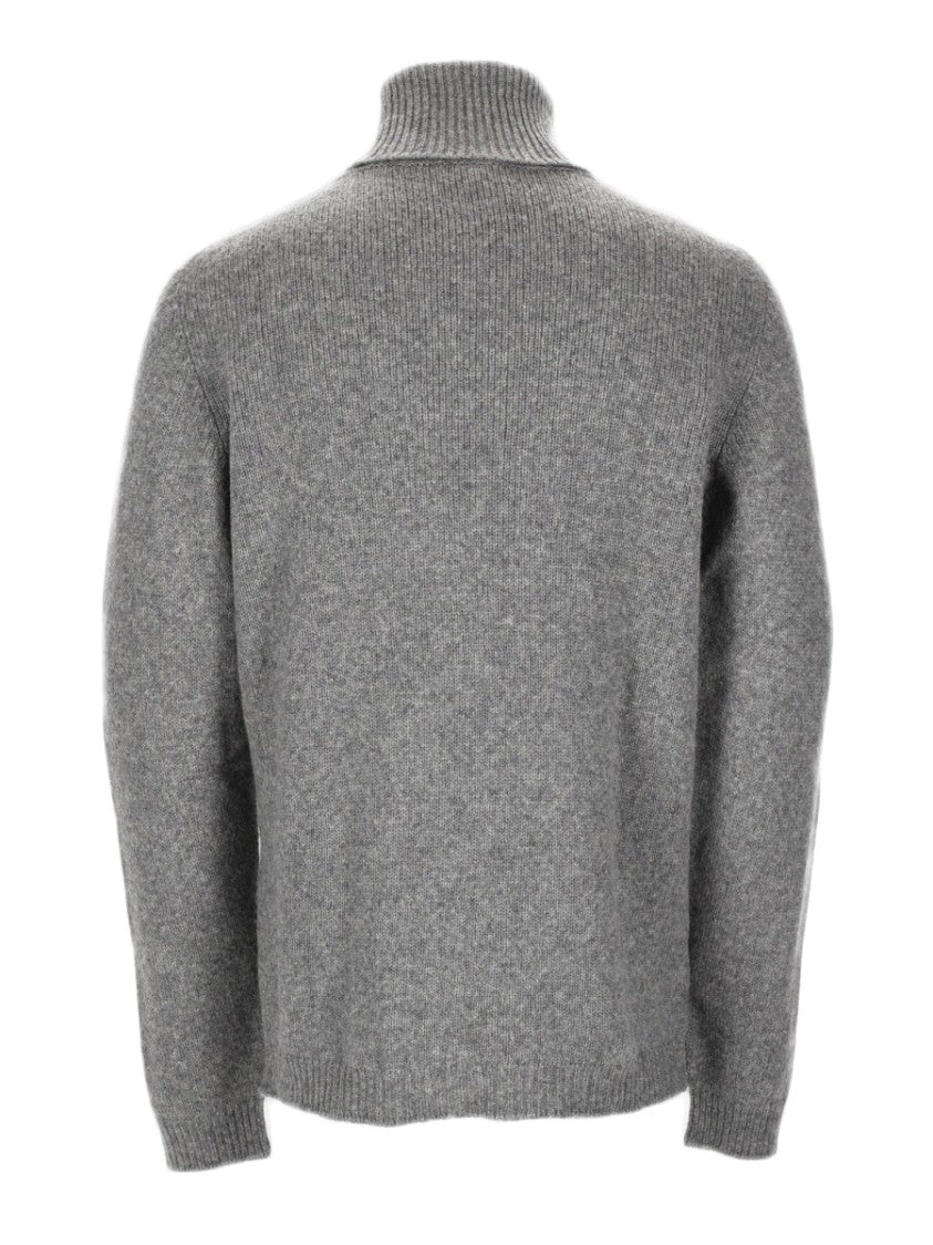 Roberto Collina High Neck Wool Blend Sweater