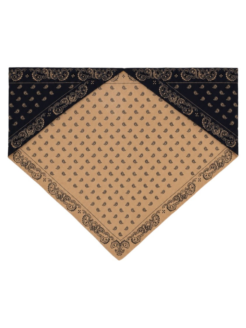 Guest In Residence Reversible Paisley Cotton-Silk Blend Scarf