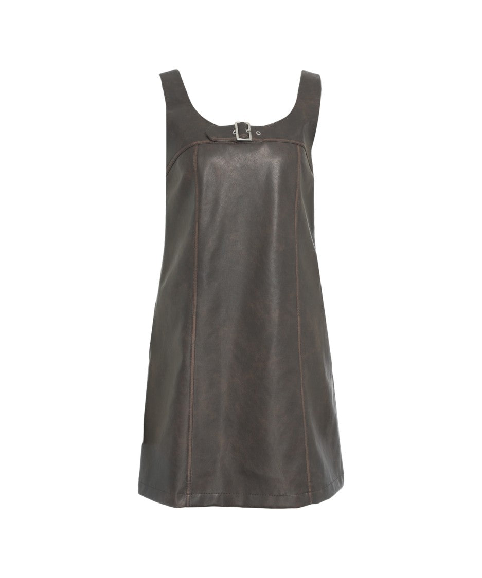 Liu Jo Faux Leather Mini Dress