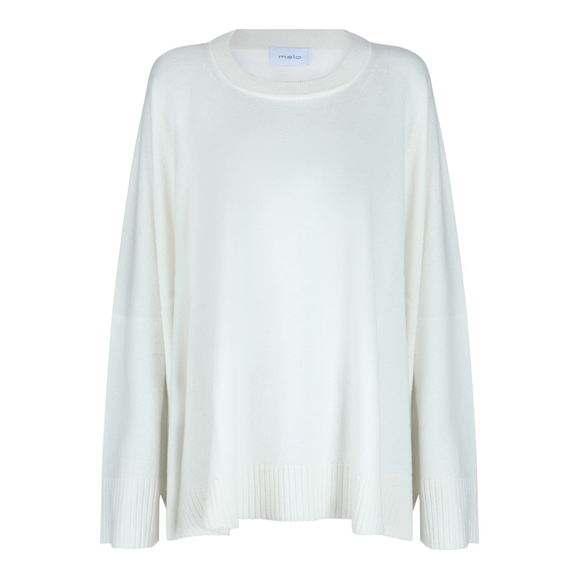 Malo White Cashmere Knitwear
