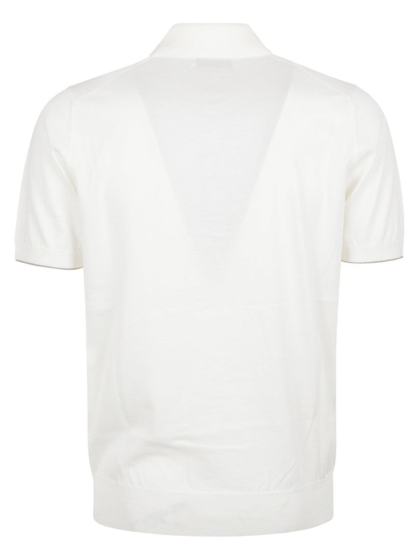 Brunello Cucinelli Fitted Polo Shirt In Soft Cotton