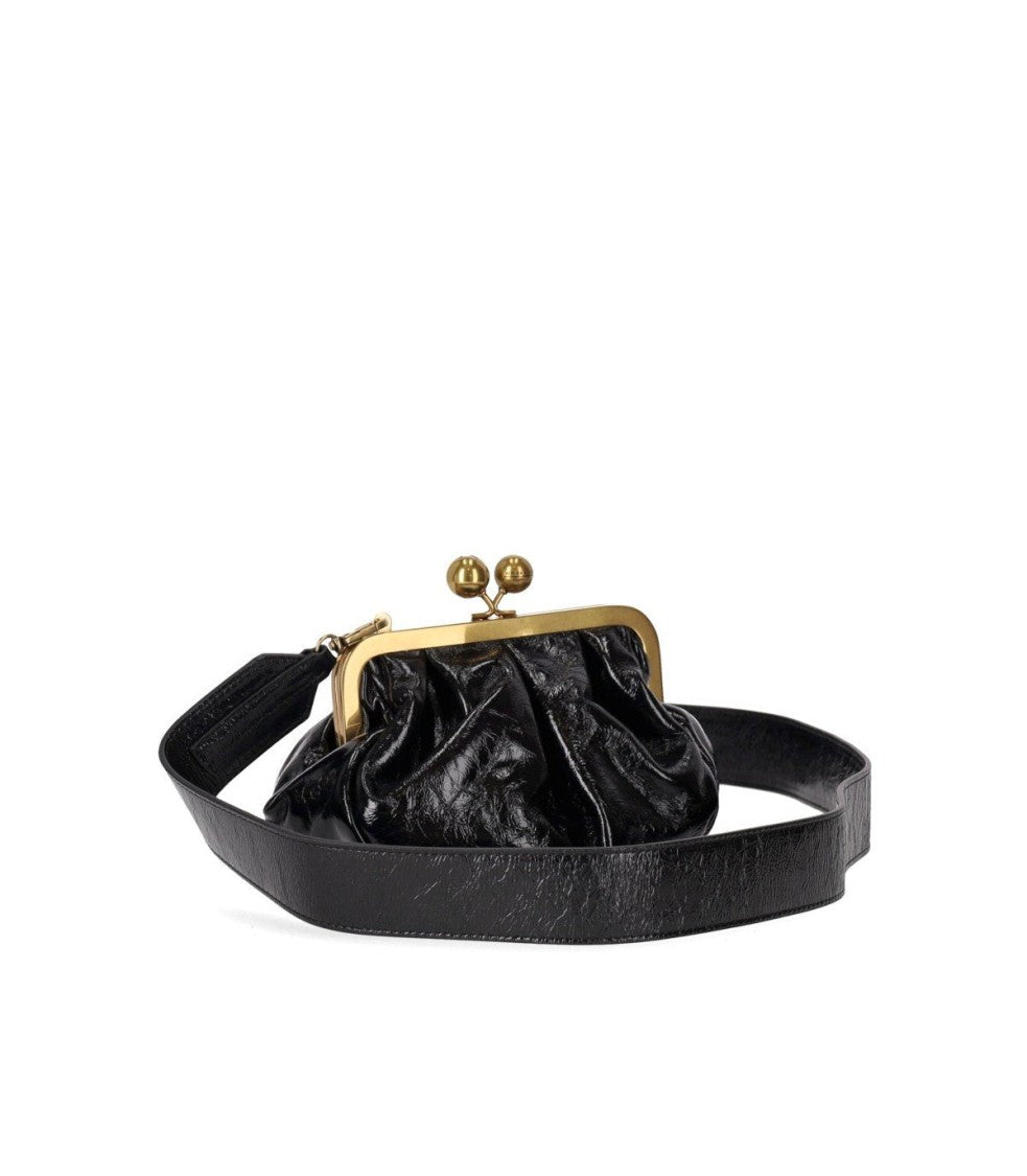 Max Mara Pasticcino Navetta Small Black Clutch