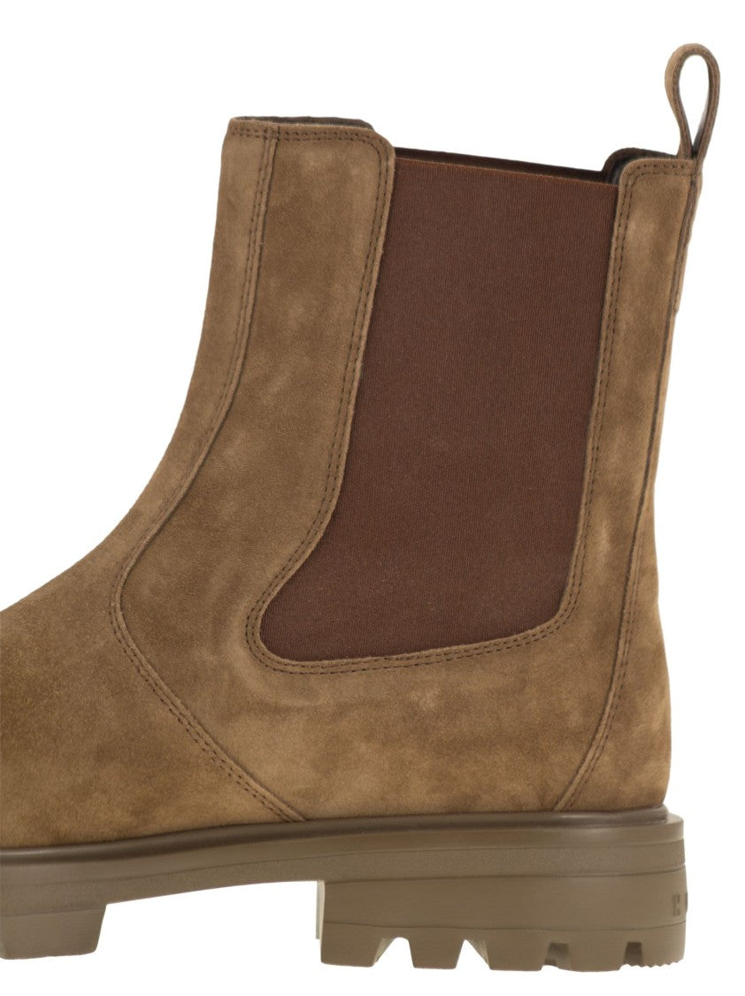 Hogan H673 - Suede Chelsea Boots