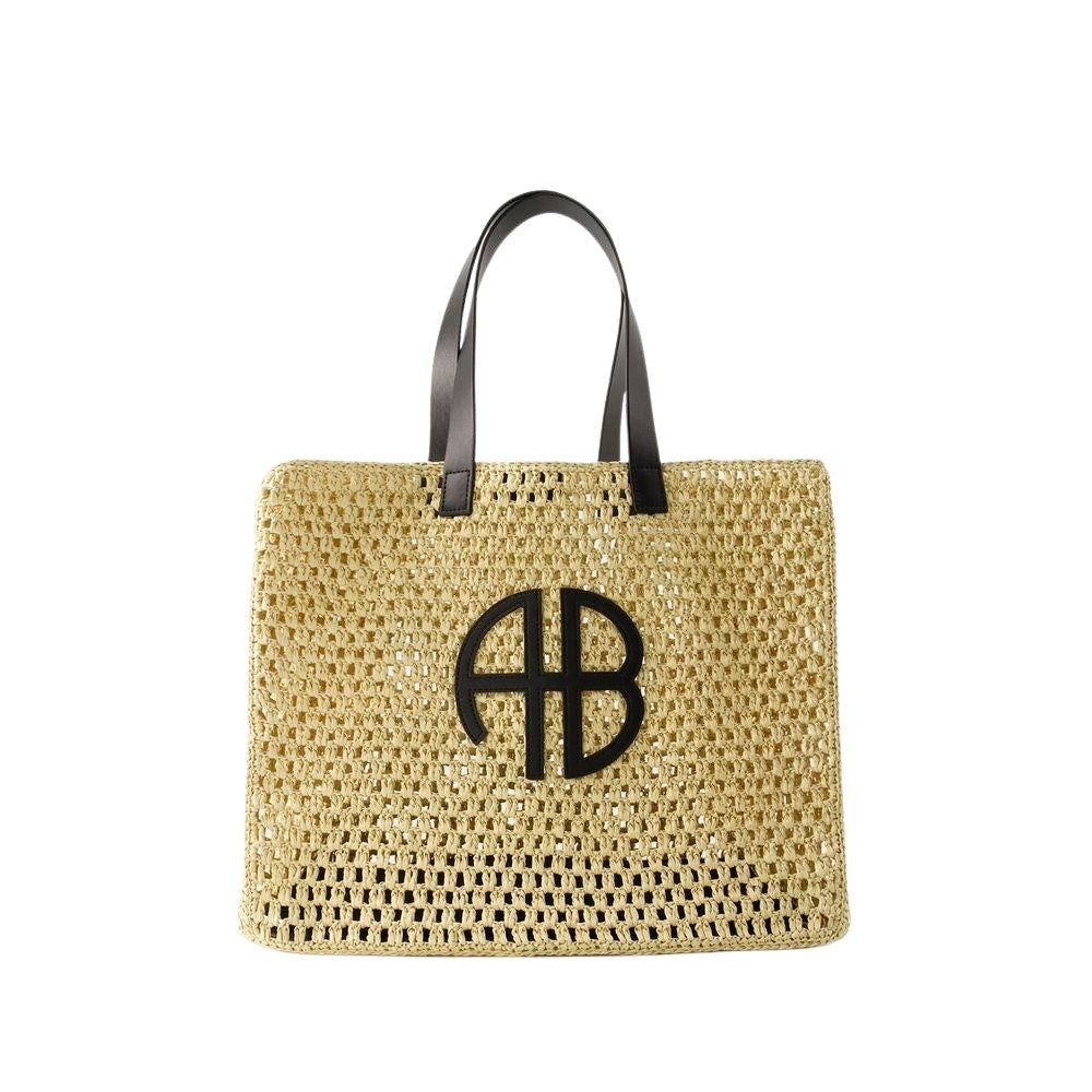 Anine Bing Large Rio Tote Bag  - Synthetic - Beige