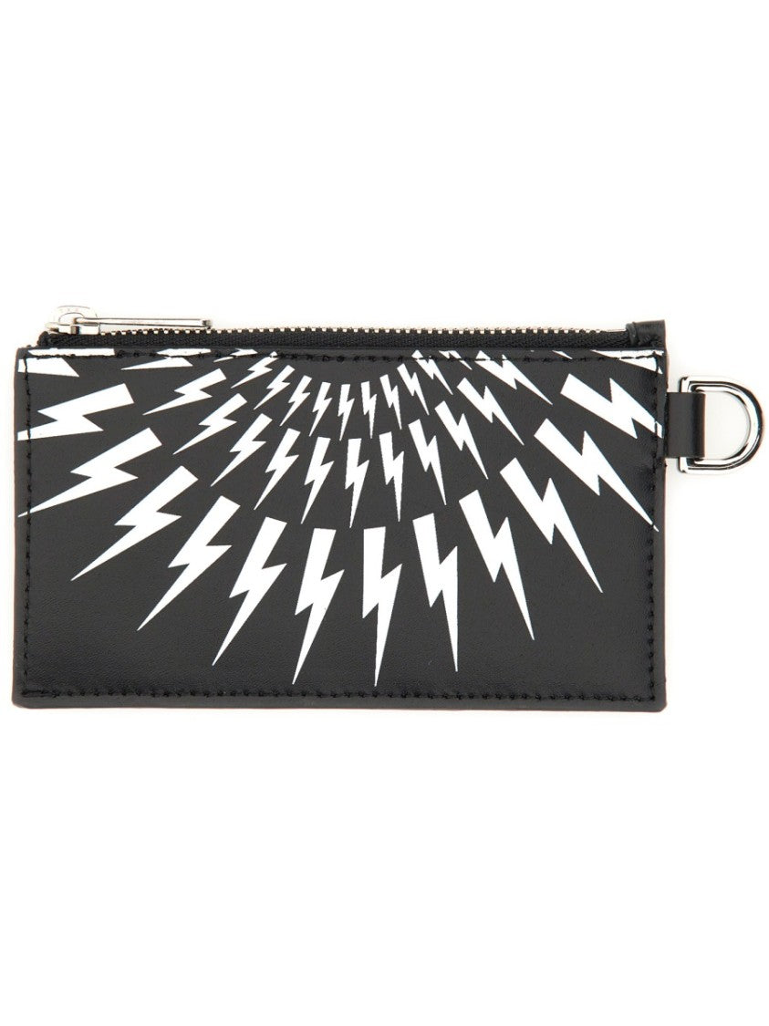 Neil Barrett Card Holder With Strap