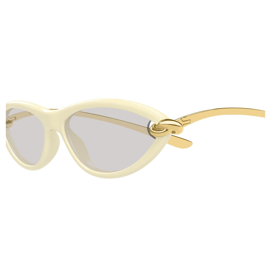 Bottega Veneta Cat-Eye Sunglasses With Knot Detail And Tinted Lenses