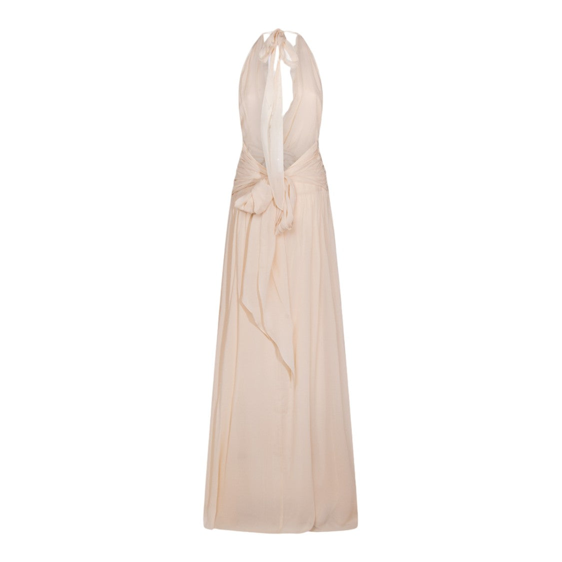 Blumarine Flowing Dress With Delicate Fabric And Subtle Details